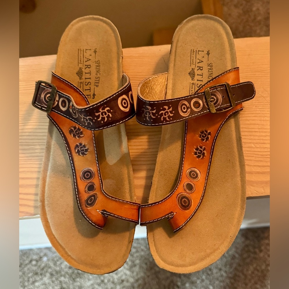 L’Artiste by Spring Step Lonian Preloved Sandals – Women’s EU Size 40